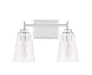 Hampton Bay Wakefield 15in Vanity Light Chrome (2 Available)
