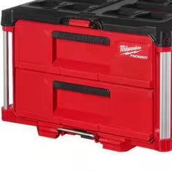 Milwaukee, Tool Box , Two Drawer Pack Out