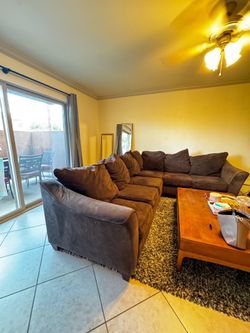 Brown couch