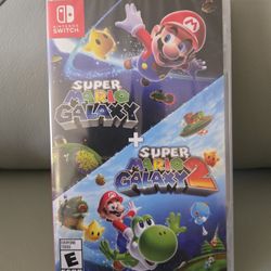 New Sealed Super Mario Galaxy 1 & 2 Nintendo Switch Game