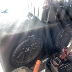 Kicker comp Type R Dual Voice Coils W/ Kicker Box