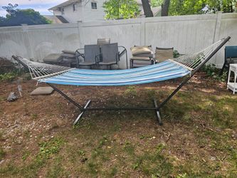 Prices firm.. two person backyard hammock