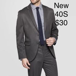 Goodfellow & Co™ Men's Standard Fit Suit Dark Gray Jacket Size 40S