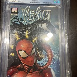 CGC TYLER KIRKHAM COVER VENOM 3 9.6