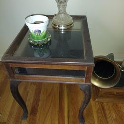Cherry Display End Tables