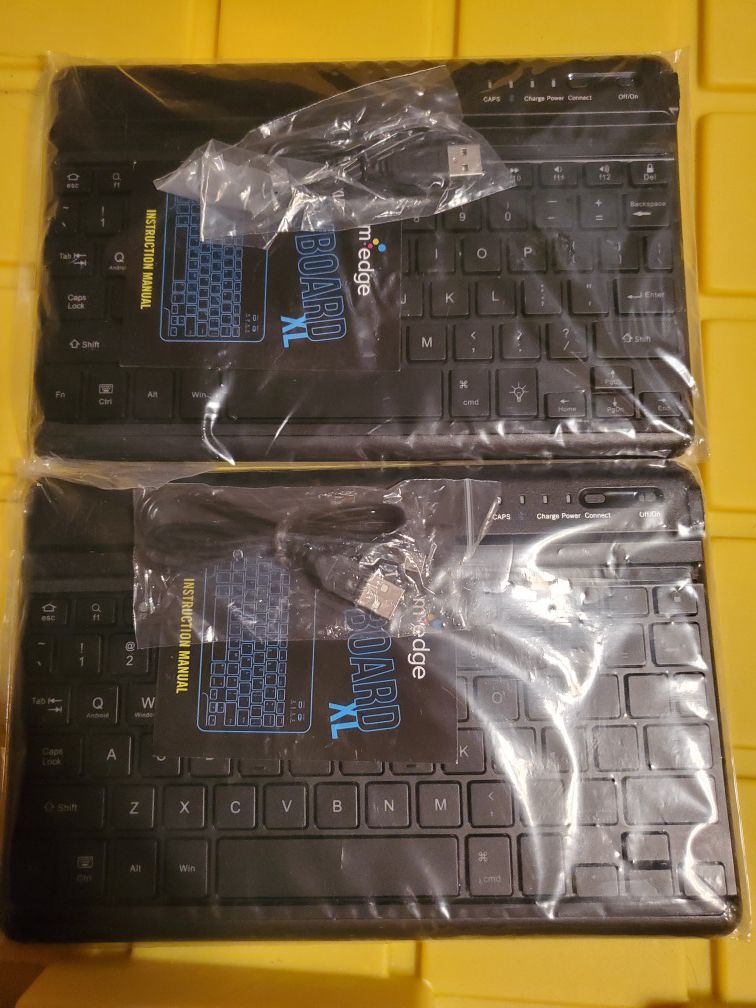 2 Medge bluetooth keyboards for tablets or computer