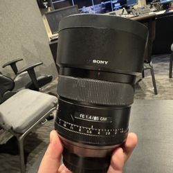 Sony 85mm Lens 1.4 GM