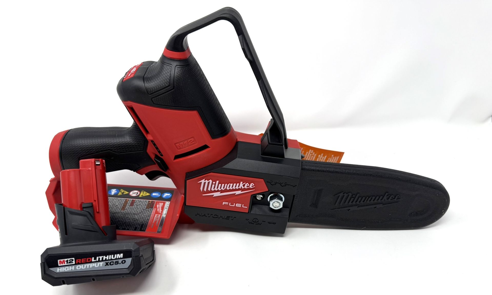 Milwaukee 2527-20 M12 FUEL HATCHET 6" Brushless Pruning Saw + 5ah HIGH OUTPUT
