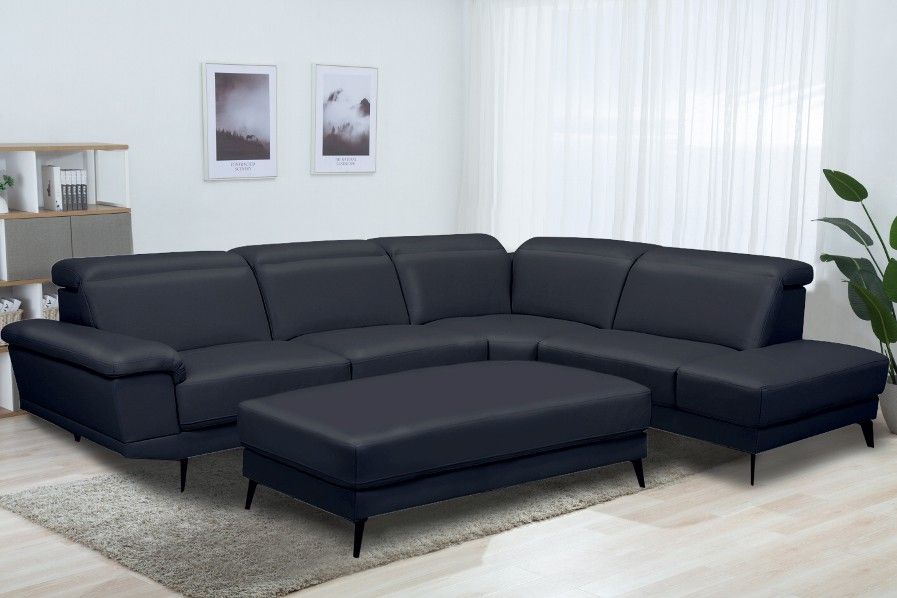 LEATHER GEL SOFA WITH OTTOMAN!!! ONLY $10 DOWN AND 90 DAYS TO PAY!!! SAME DAY DELIVERY!!!