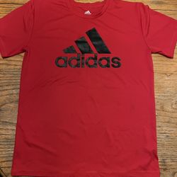 Adidas Red Athletic Crewneck Shirt Teenager type Size XL 18-20