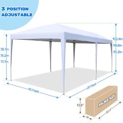 Canopy De 10x20