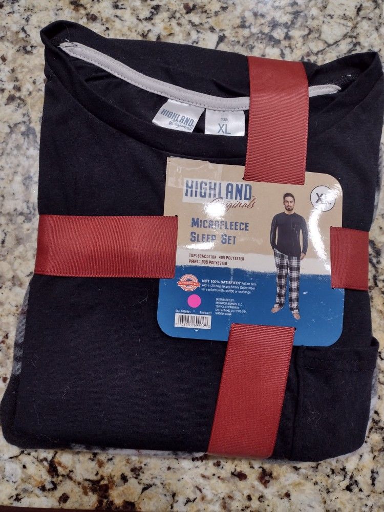 Men's Micro Fleece Sleep Set 