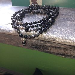 Mala Bead Necklace and Bracelets 