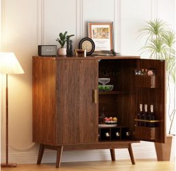 Bar Cabinet - Dark Brown