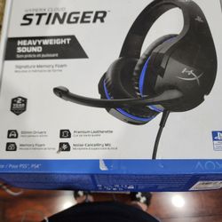 HyperX Cloud Stinger - Gaming Headset, Official Licensed forPS4 and PS5, 