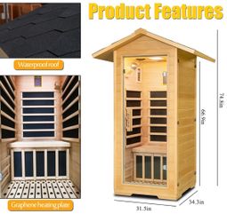 Infrared Sauna - Homsido Indoor/outdoor