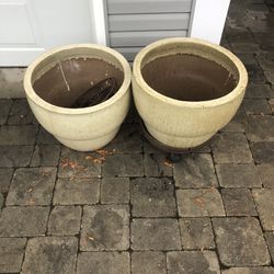 Large flower pots