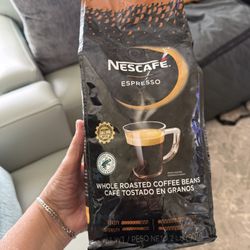 Nescafé Espresso Whole Roasted Coffee Beans 1lb  Bag