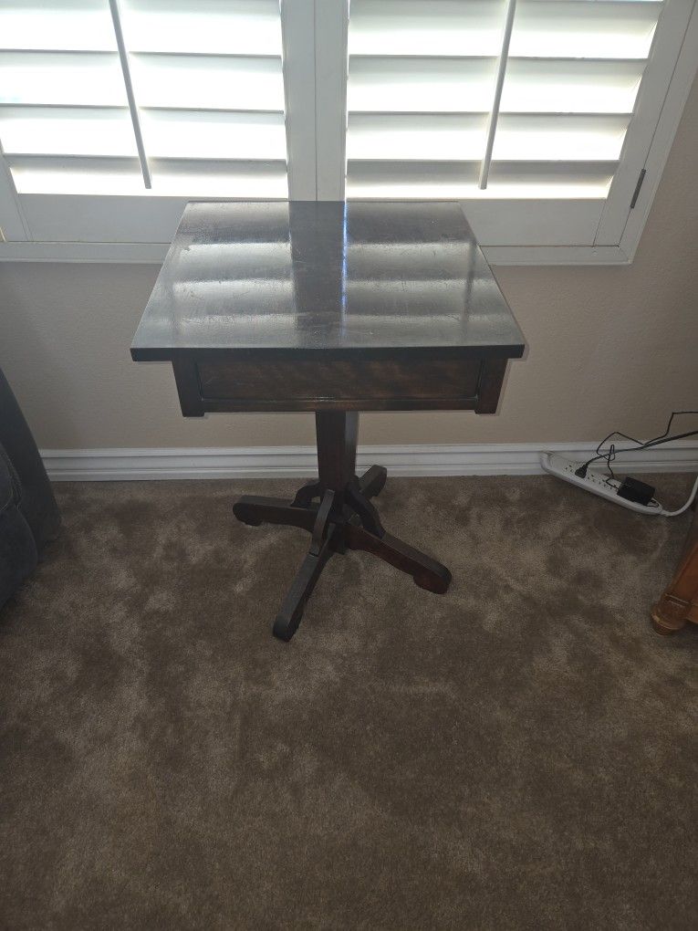Antique - 18" Chess Table