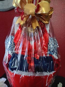 Cozy gift basket