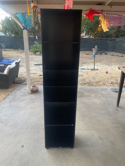 Brand new tall black shelf 60$