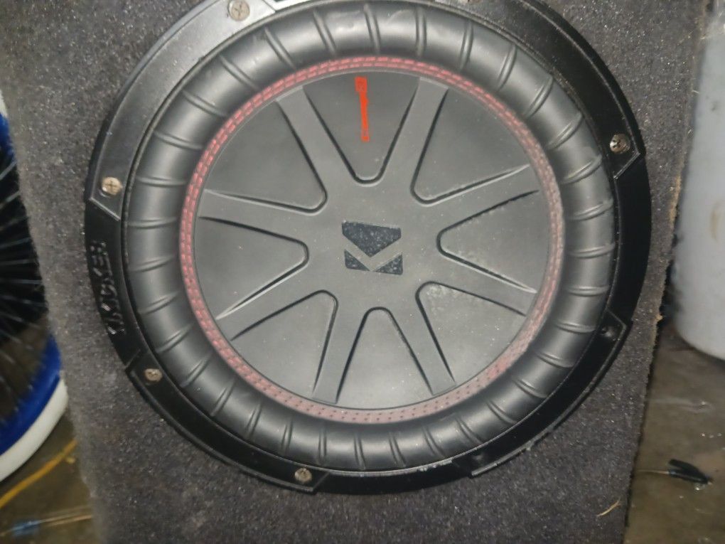 10" Speaker And Alpine Amp