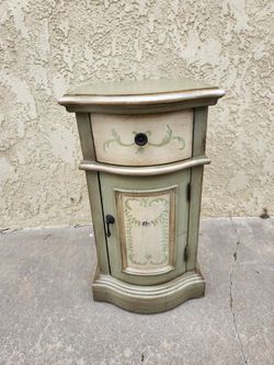 Italian Style Wood Side Table