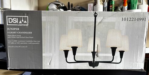 Juniper five light chandelier