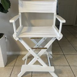 Tall Folding Chair (vanity, make up or decor chair)