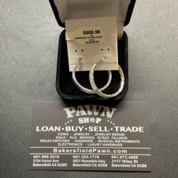 Hoops 14kwg. 2 Dwt. ( Layaway Or Acima Leasing Options )