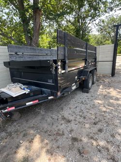 14 ft iron bull dump trailer