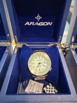 ARAGON DIVEMASTER EVO 45MM SUPER LUMINOVA DIAL A264WHT