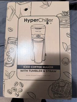 HyperChiller Iced Coffee Maker with Tumbler & Straw