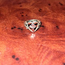 14k Gold Cross Ring Size 3-4 