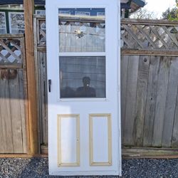 Storm Door 32x80 Vinyl 