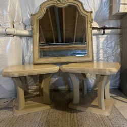 Cavalier Mirror & End Tables