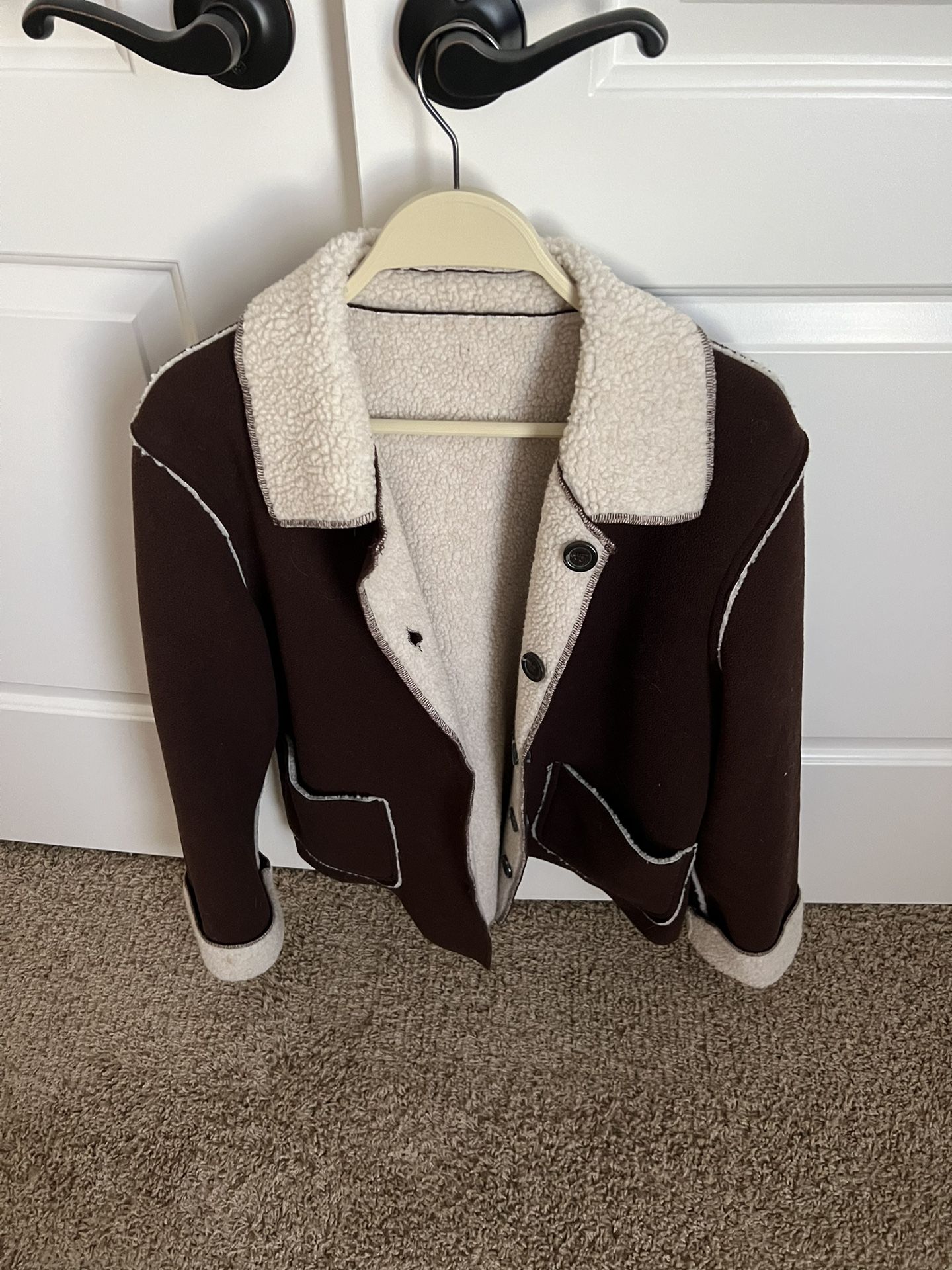 Sherpa Reversible Jacket Sz Large