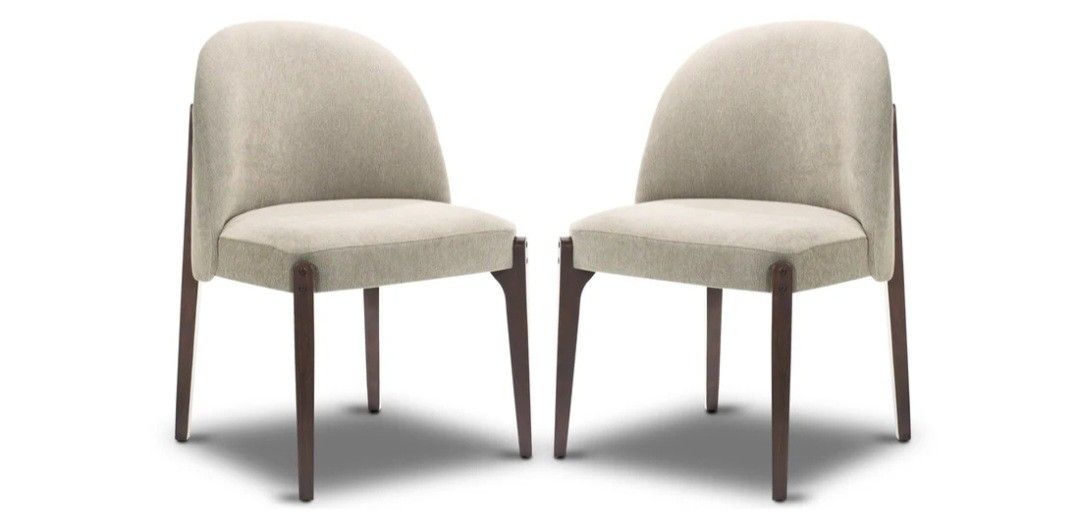 New Poly And Bark Upholstered Chairs