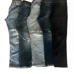 5 pairs Men’s Levi’s Jeans size 38/32