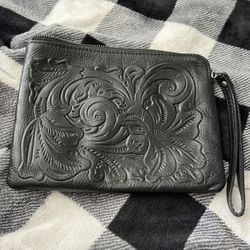 Leather Clutch Bag - Patricia Nash