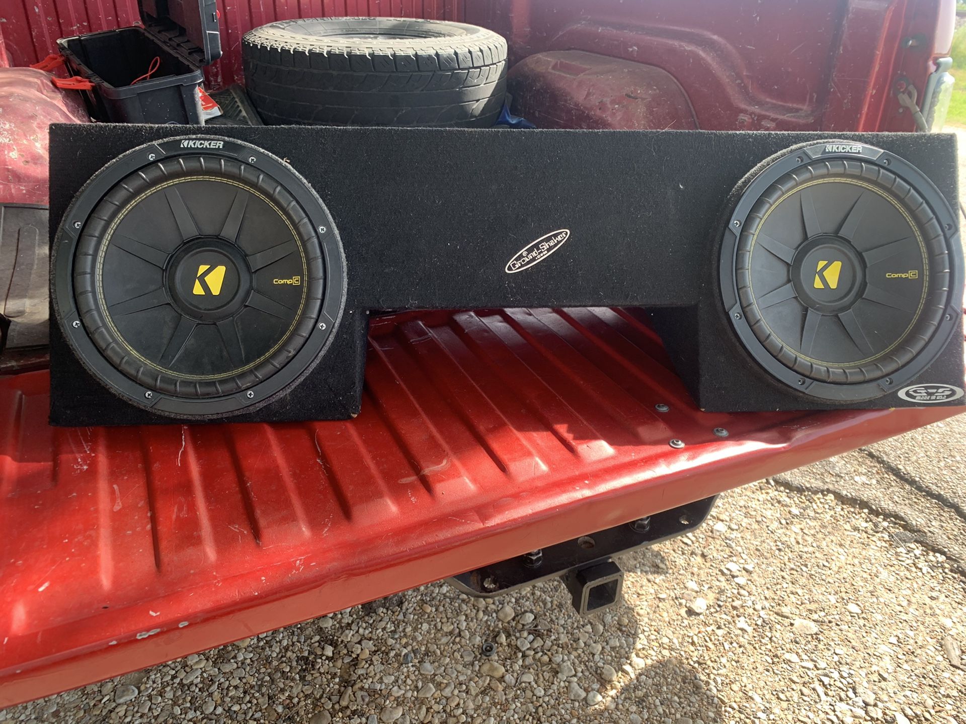 2 12” Speaker BOX for 98-01 quad cab dodge