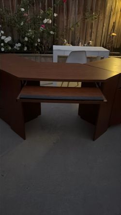 Office Desk with File Cabinet