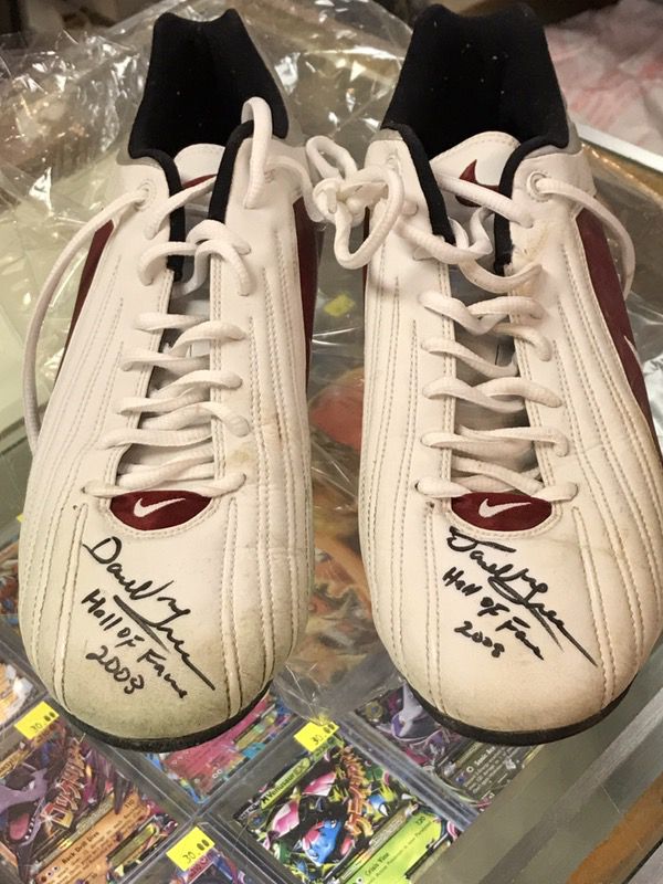 HOF Washington Redskin Darrell Green's Autographed "Game Worn" Cleats! Comes w/ Certificate of Authenticity!