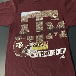 Two A&M shirts - football/baseball