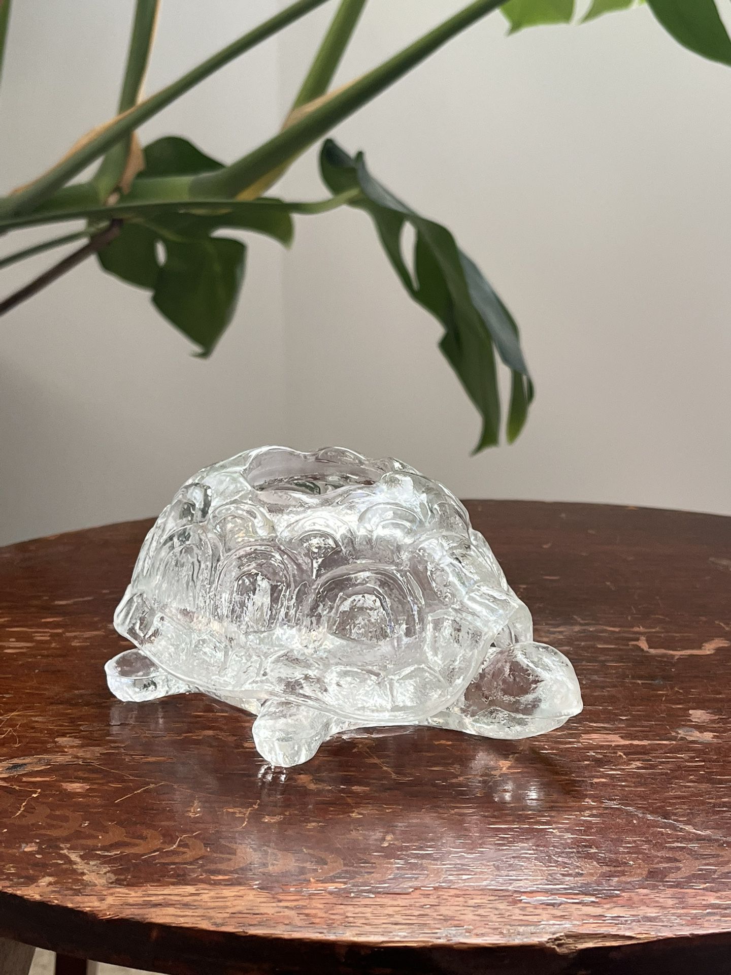 Vintage Glass Turtle FairyLamp 