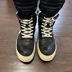 Rare 2012 Rick Owens Geobasket Milk Authentic  Size 43