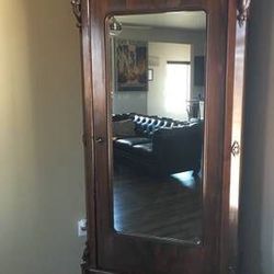 1870 rosewood Antique Armoire