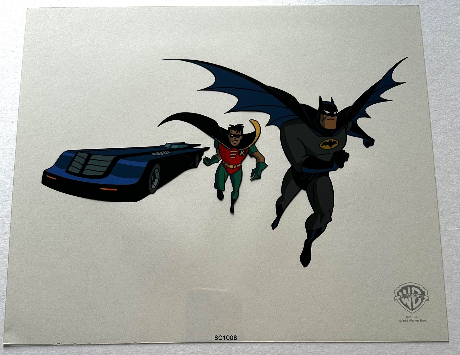 Batman and Robin Limited Edition Sericel Warner Brothers 1994