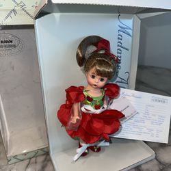  NIB 2000 Madame Alexander Rose Blossom 8" Doll Registration Incl Never Removed