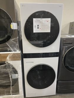 Thin Q Electric Stack Washer And Dryer 